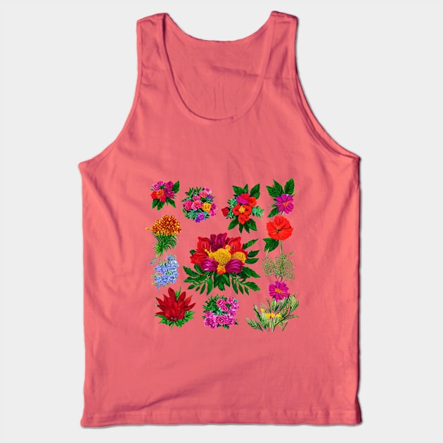 flores coloridas Tank Top by LASF